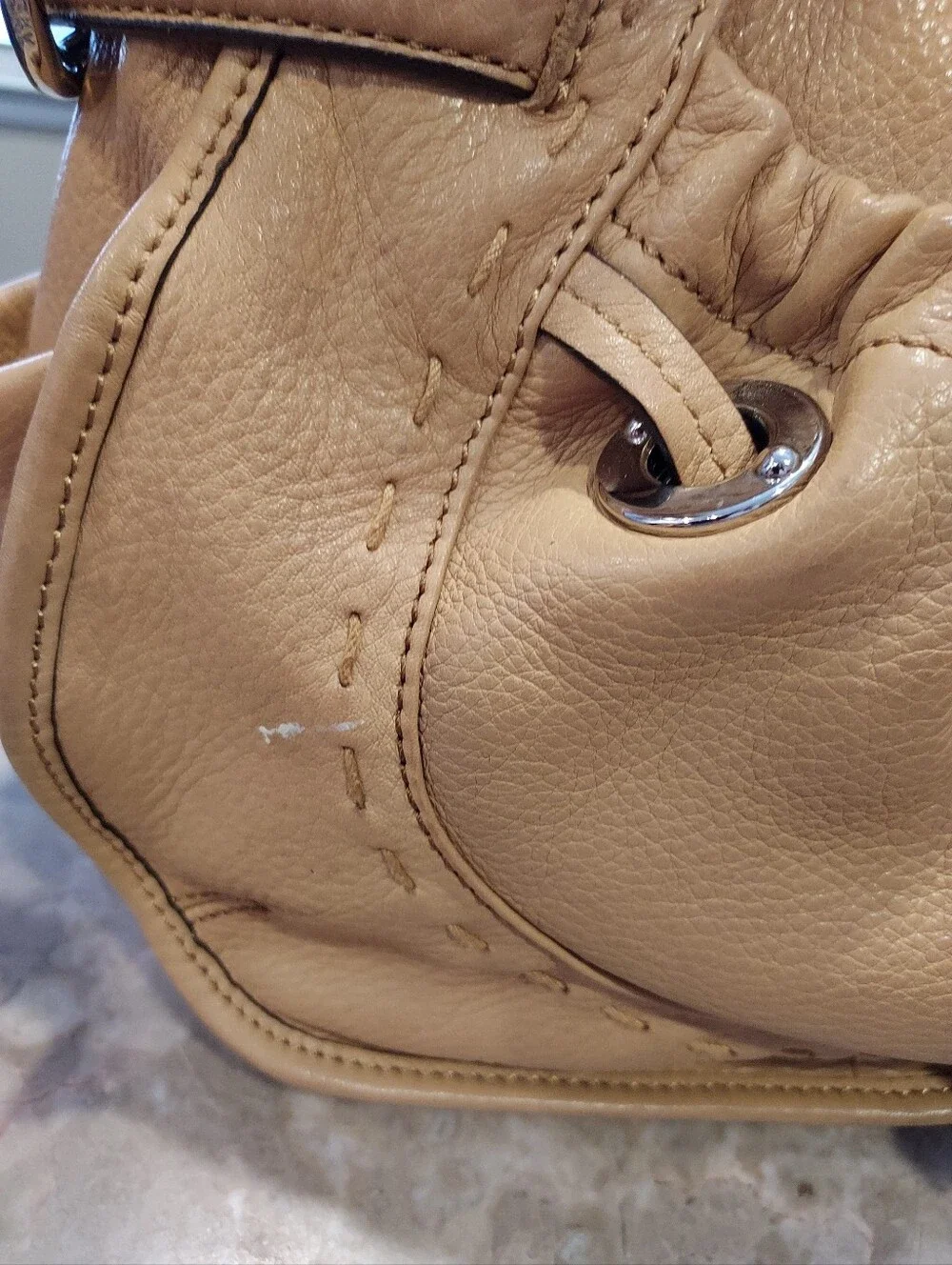 B. Majowsky Leather Hobo Bag